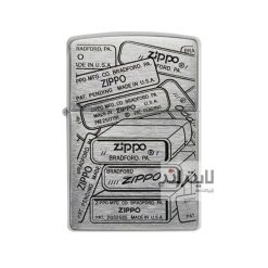 فندک زیپو مدل Bottom Stamps Design کد 48713