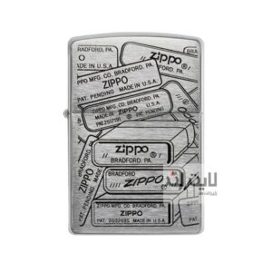 فندک زیپو مدل Bottom Stamps Design کد 48713