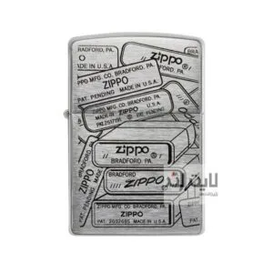 فندک زیپو مدل Bottom Stamps Design کد 48713