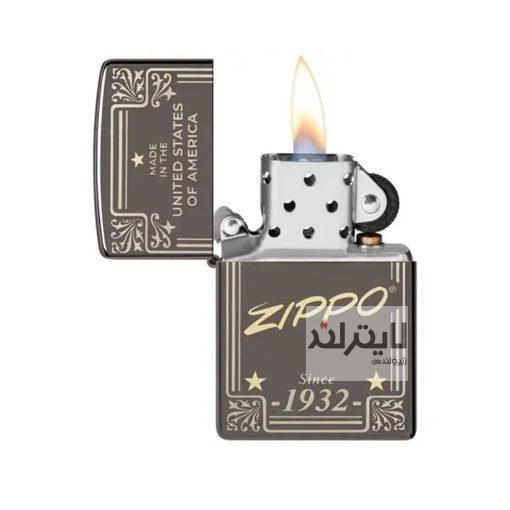 48715 zippo framed design 3