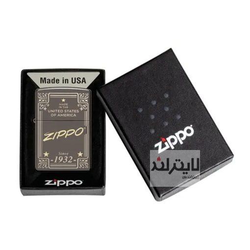 48715 zippo framed design 4