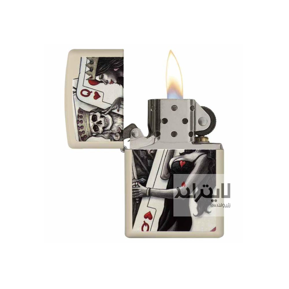 فندک زیپو مدل Skull King Queen Beauty کد ۴۹۹۴۲ 2 فندک زیپو مدل Skull King Queen Beauty کد ۴۹۹۴۲ - Image 2