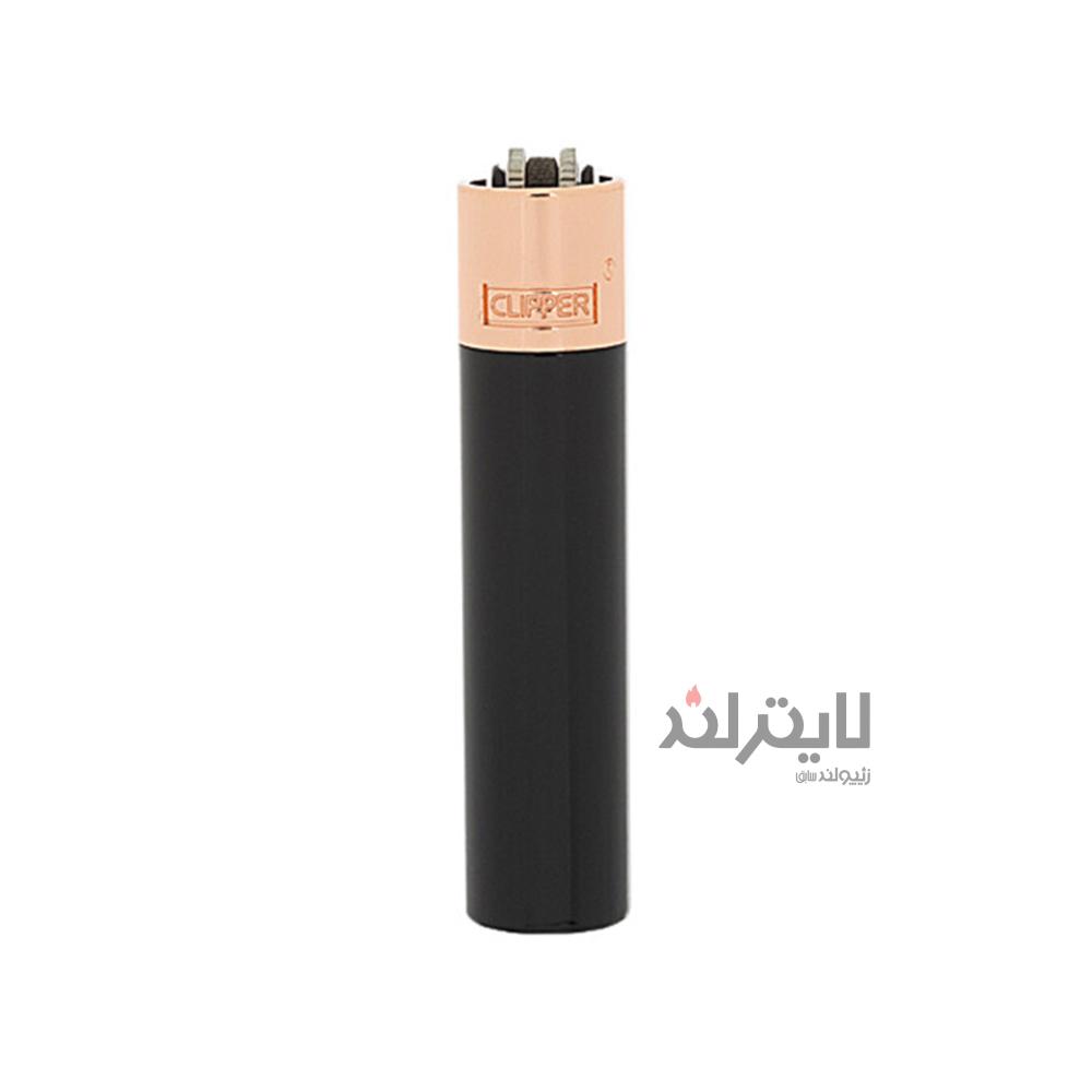 فندک گازی کلیپر مدل Clipper Black Rose-rosegold black 1 فندک گازی کلیپر مدل Clipper Black Rose-rosegold black