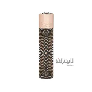 فندک گازی کلیپر مدل rosegold black مدل Metal Psycho Nightmare