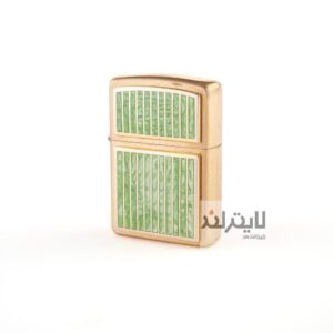 فندک زیپو کد ۲۸۴ مدل Green Marble
