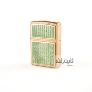 فندک زیپو کد ۲۸۴ مدل Green Marble