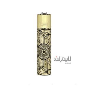 فندک گازی کلیپر مدل Mystical Shine طلایی