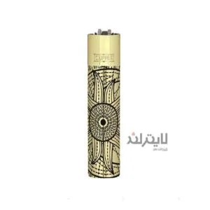 فندک گازی کلیپر مدل Mystical Shine طلایی