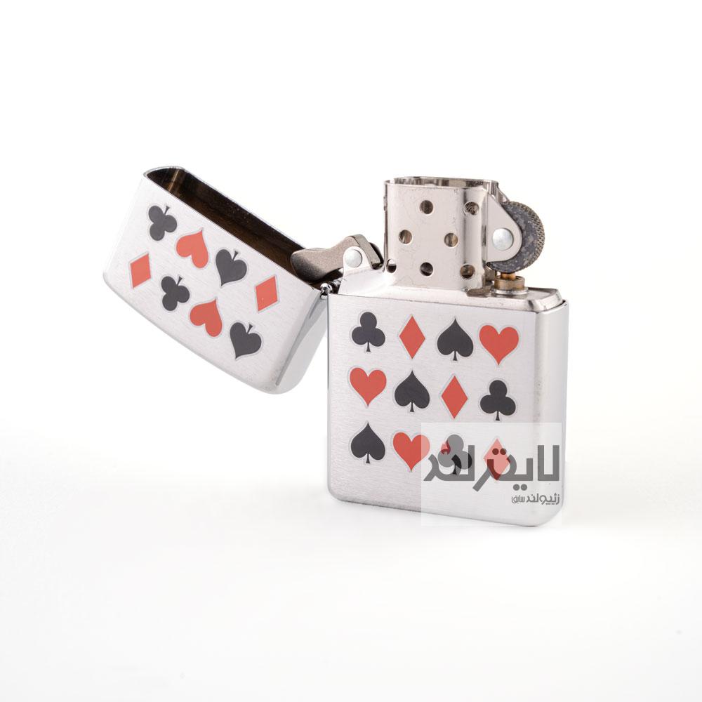 فندک زیپو مدل Card Suits کد 20374 3 فندک زیپو مدل Card Suits کد 20374 - Image 3