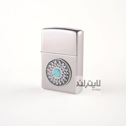 فندک زیپو مدل Blooming Turquoise  کد ۲۵۰