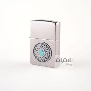 فندک زیپو مدل Blooming Turquoise  کد ۲۵۰