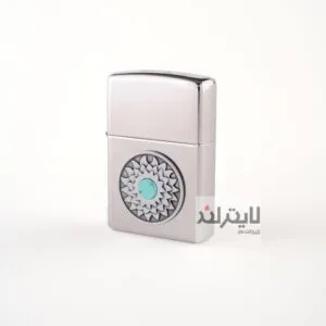 فندک زیپو مدل Blooming Turquoise کد ۲۵۰
