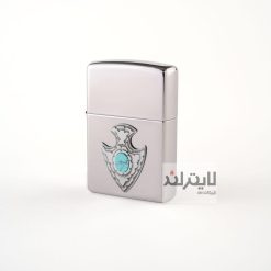 فندک زیپو مدل Turquoise Shield کد 250