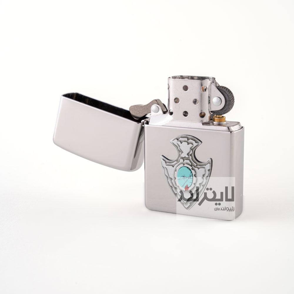 فندک زیپو مدل Turquoise Shield کد 250 3 فندک زیپو مدل Turquoise Shield کد 250 - Image 3