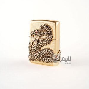 فندک زیپو مدل  Snake Coil-GD