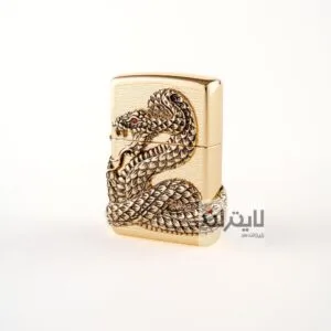 فندک زیپو مدل Snake Coil-GD