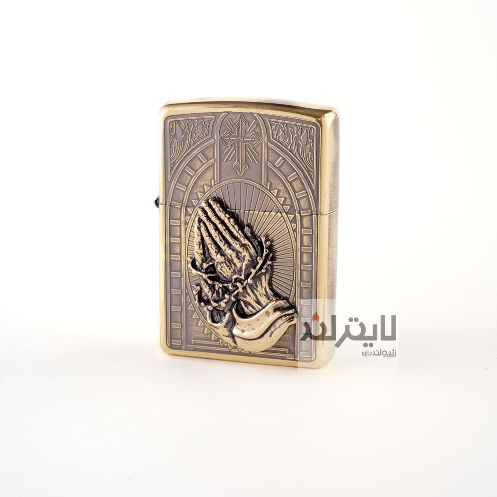 فندک زیپو مدل Praying Hands BS 1 فندک زیپو مدل Praying Hands BS