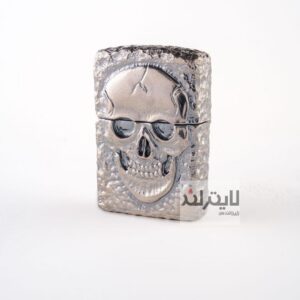 فندک زیپو مدل Silver Jacket Skull