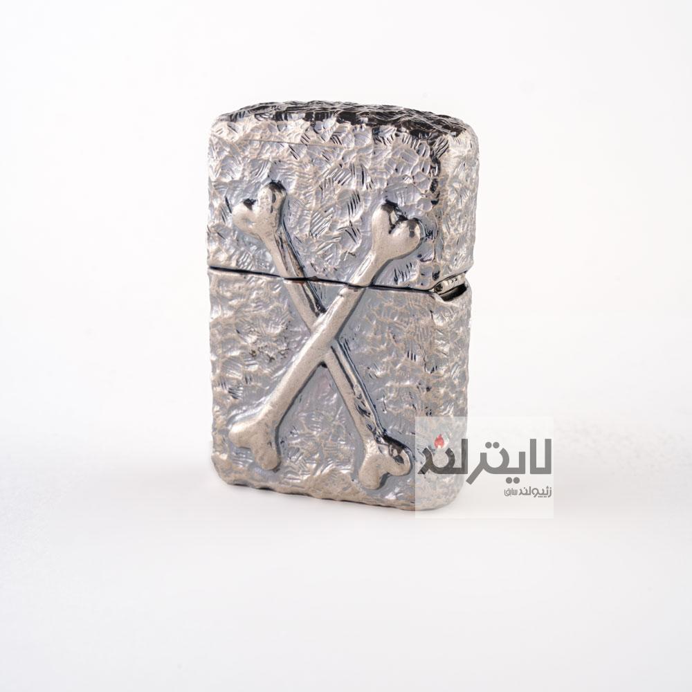 فندک زیپو مدل Silver Jacket Skull 2 فندک زیپو مدل Silver Jacket Skull - Image 2