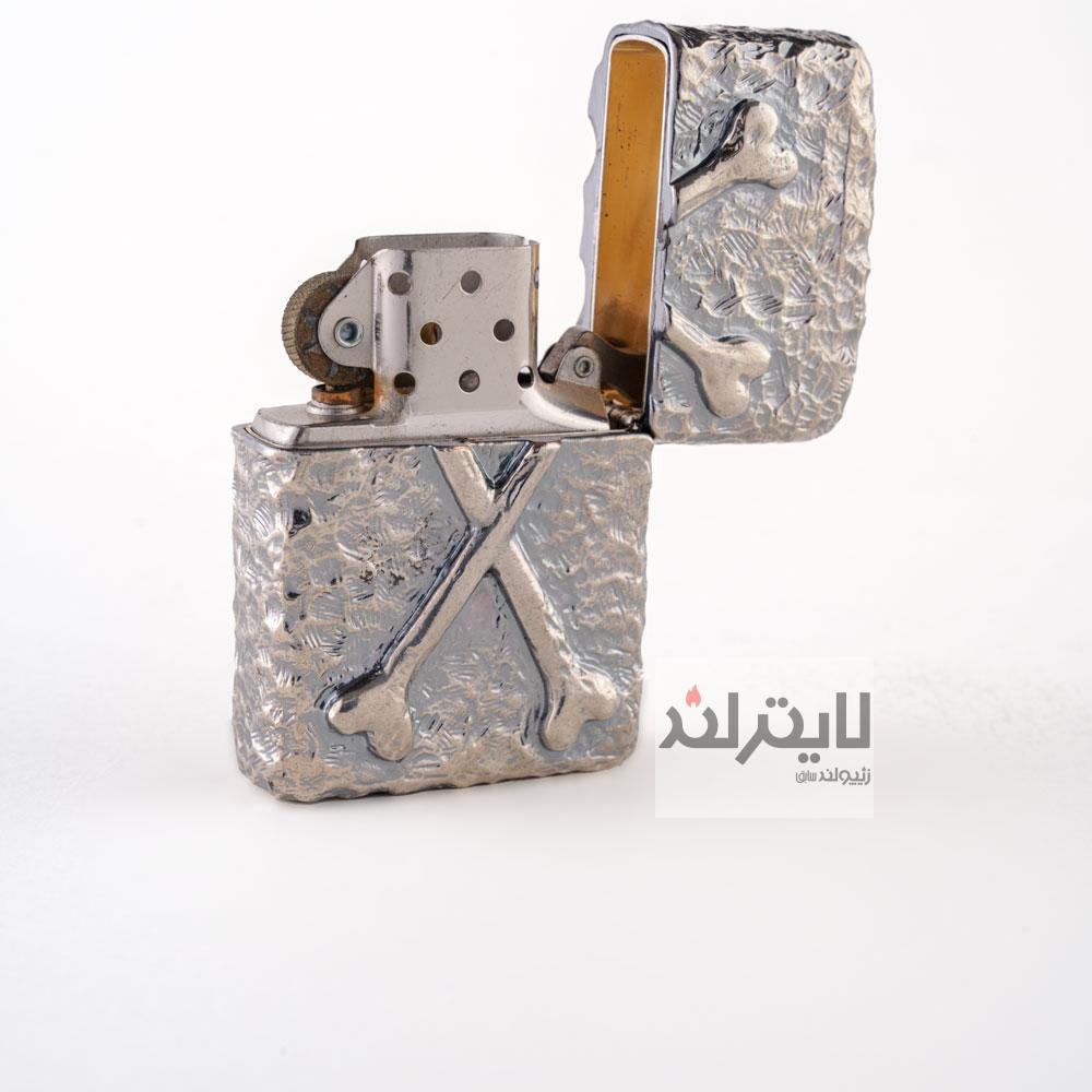 فندک زیپو مدل Silver Jacket Skull 4 فندک زیپو مدل Silver Jacket Skull - Image 4