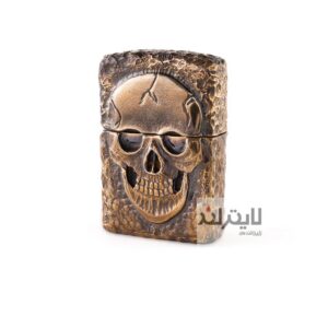 فندک زیپو مدل Metal Jacket Skull