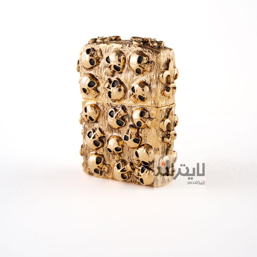 فندک زیپو مدل Metal Jacket Skull GII 1200 1 فندک زیپو مدل Metal Jacket Skull GII 1200