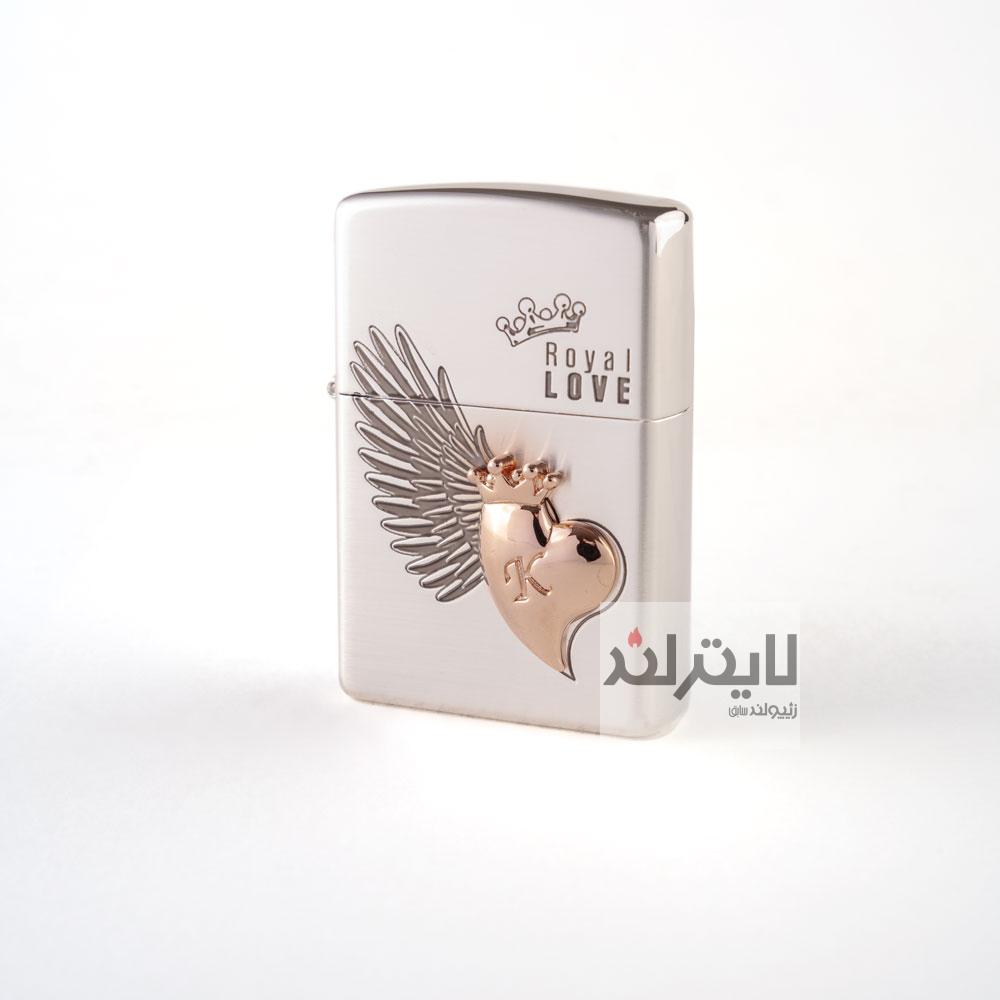فندک زیپو مدل Royal Love SI 2428 1 فندک زیپو مدل Royal Love SI 2428