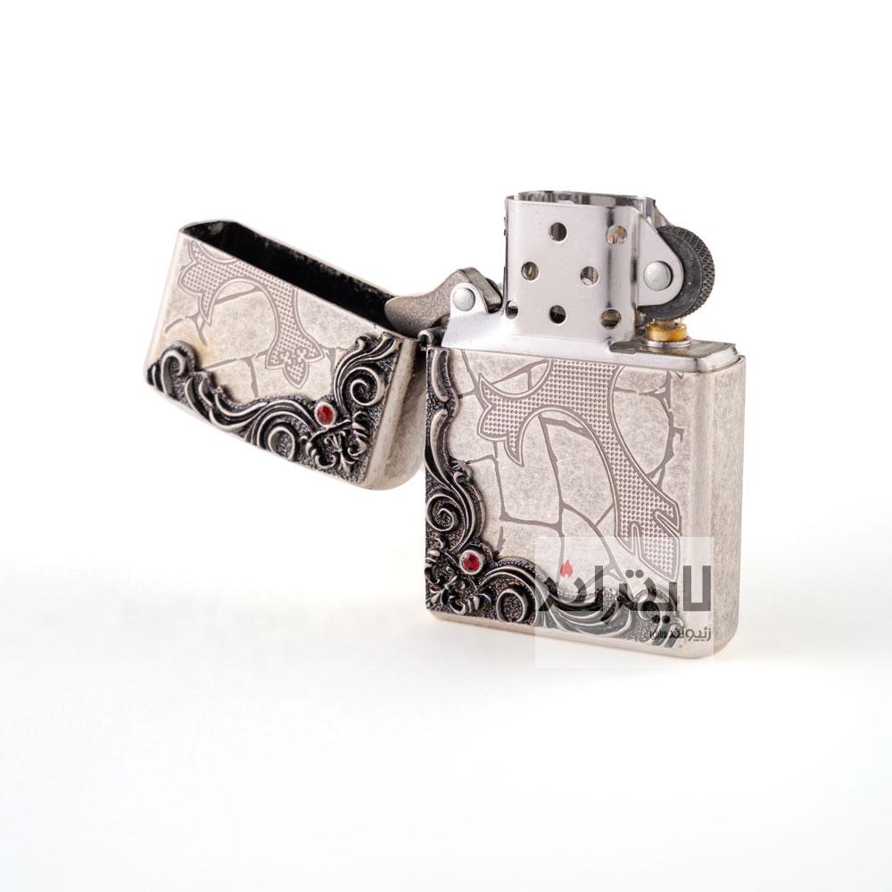 فندک زیپو مدل Antique Cross EMB 2435-SA 3 فندک زیپو مدل Antique Cross EMB 2435-SA - Image 3