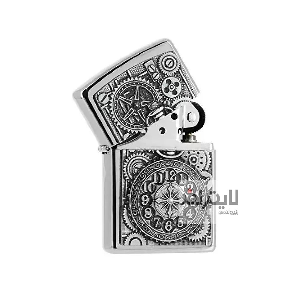 فندک زیپو مدل Pocket Watch کد 2004742 3 فندک زیپو مدل Pocket Watch کد 2004742 - Image 3