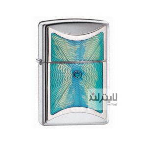 فندک زیپو مدل Splash Emblem High Polished Chrome کد 20884