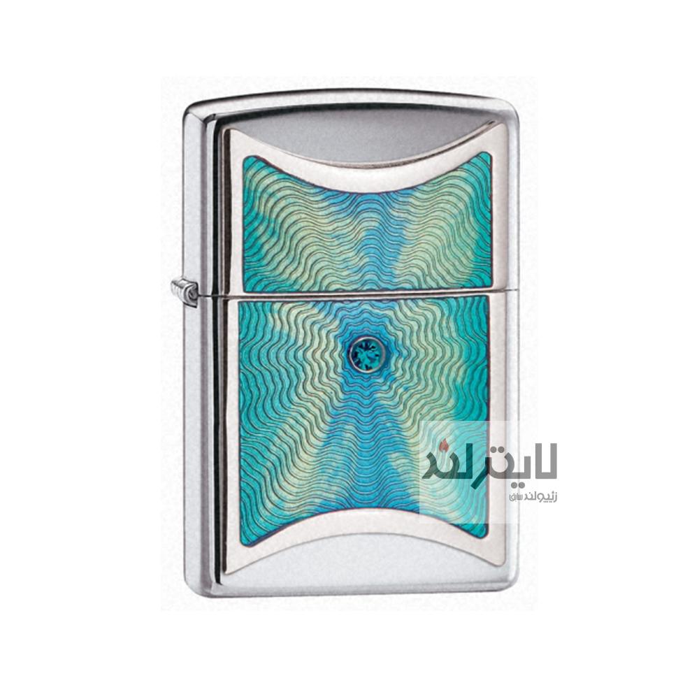 فندک زیپو مدل Splash Emblem High Polished Chrome کد 20884 1 فندک زیپو مدل Splash Emblem High Polished Chrome کد 20884