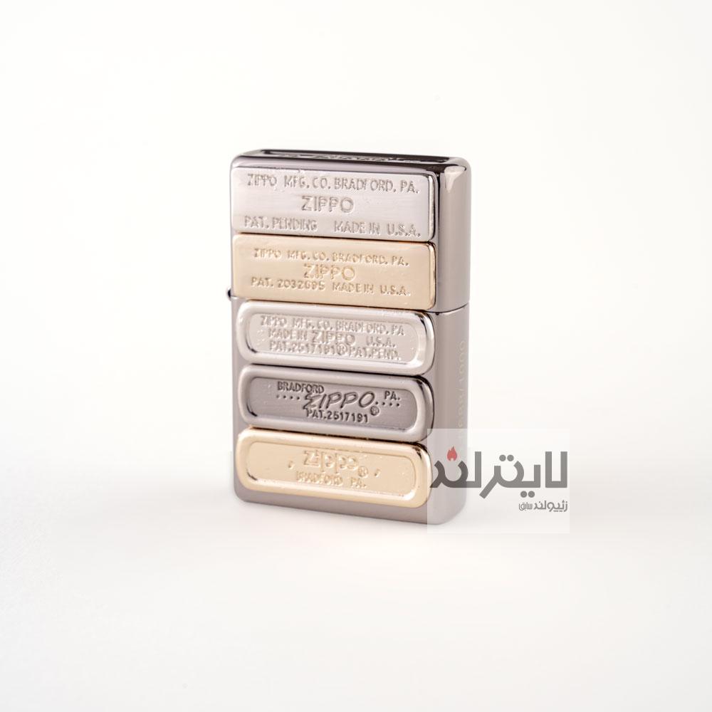 فندک زیپو مدل Bottom Stamp BK 1 فندک زیپو مدل Bottom Stamp BK