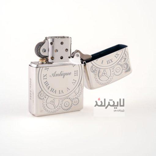 فندک زیپو مدلAntique Clock B 820 - Image 4