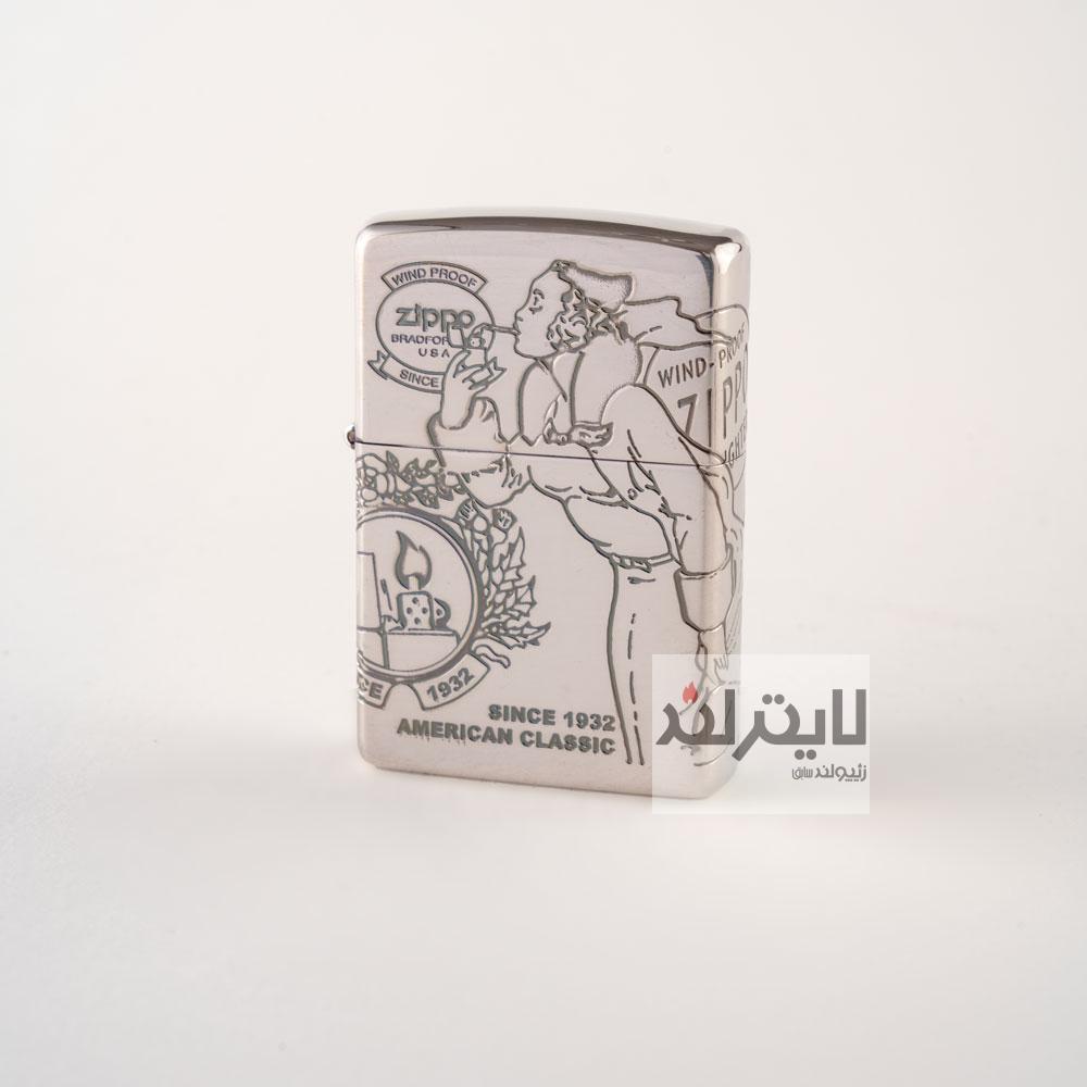 فندک زیپو مدل 2SI-4GRL900 1 فندک زیپو مدل 2SI-4GRL900