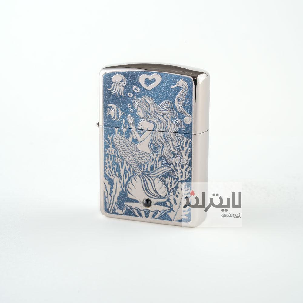 فندک زیپو مدل Mermaid WN 10000 1 فندک زیپو مدل Mermaid WN 10000