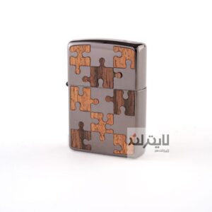 فندک زیپو مدل Wood Puzzle