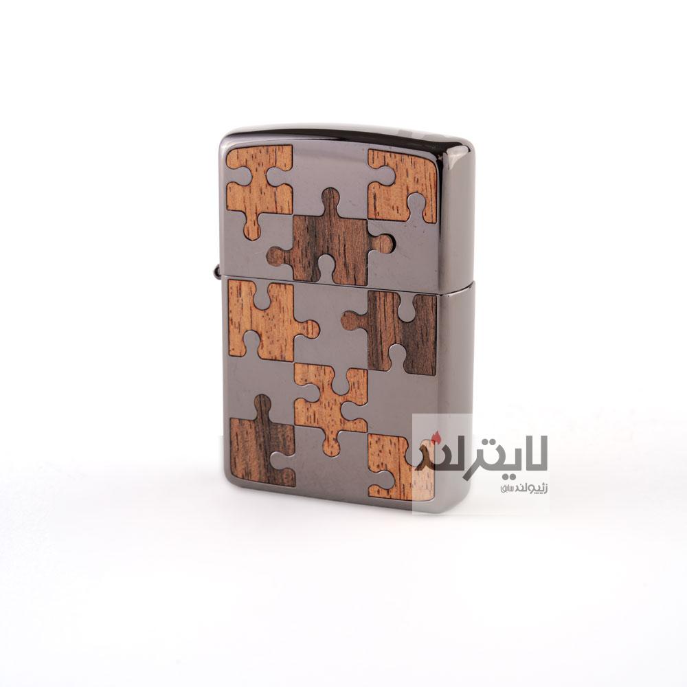 فندک زیپو مدل Wood Puzzle 1 فندک زیپو مدل Wood Puzzle