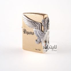 فندک زیپو مدل Pegasus (D) TC Gold 12000