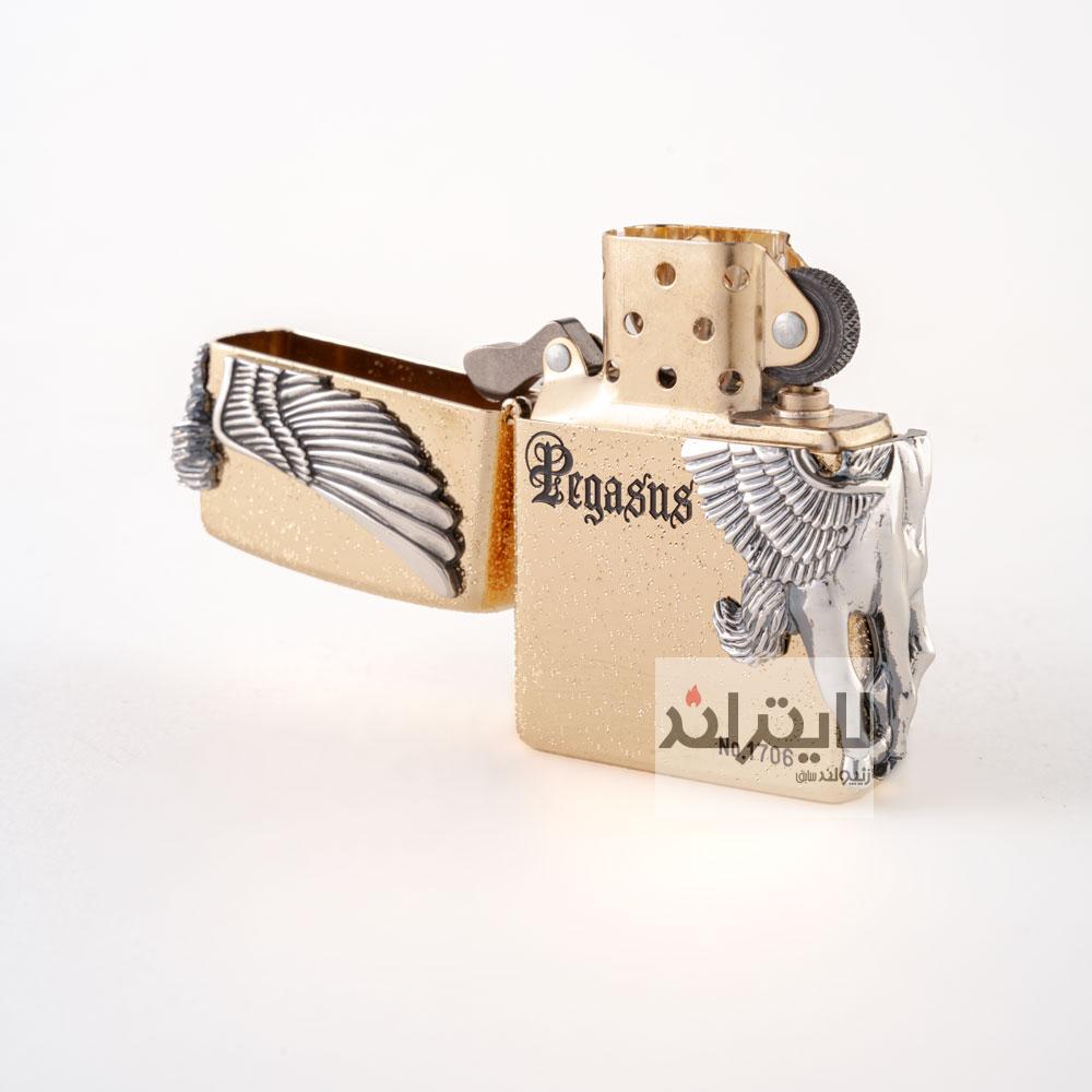 فندک زیپو مدل Pegasus (D) TC Gold 12000 3 فندک زیپو مدل Pegasus (D) TC Gold 12000 - Image 3
