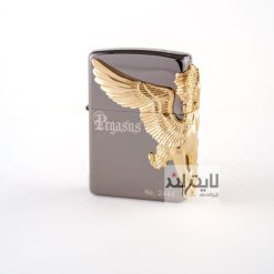 فندک زیپو مدل Pegasus (C) Gunmetal 11000