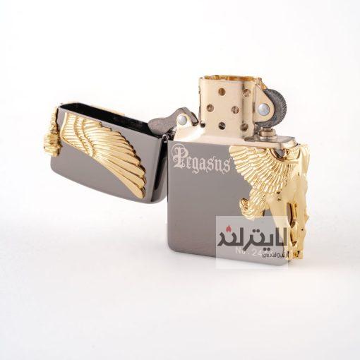 فندک زیپو مدل Pegasus (C) Gunmetal 11000 - Image 3