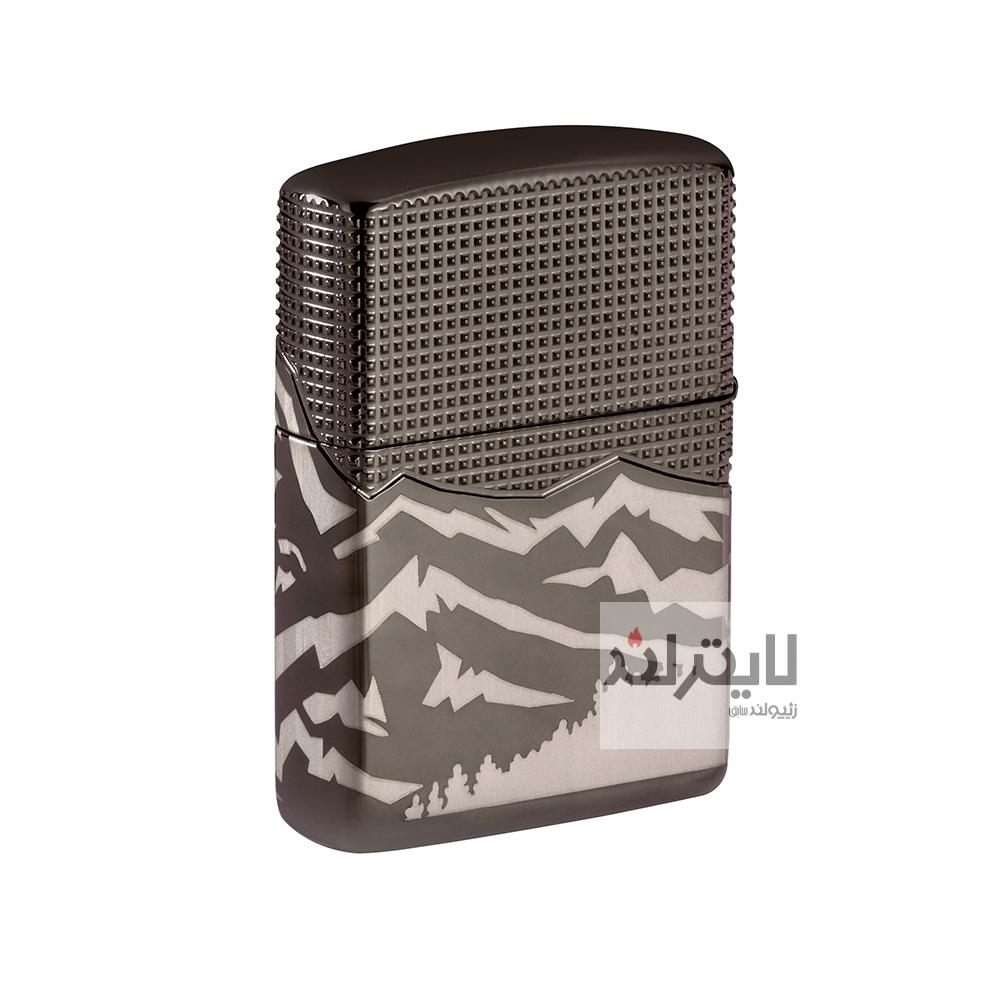 فندک زیپو مدل Armor Mountain Design Black Ice کد 49299 5 فندک زیپو مدل Armor Mountain Design Black Ice کد 49299 - Image 5