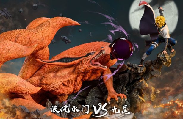 فیگور میناتو در حال مبارزه با کروما از HEX Collectibles