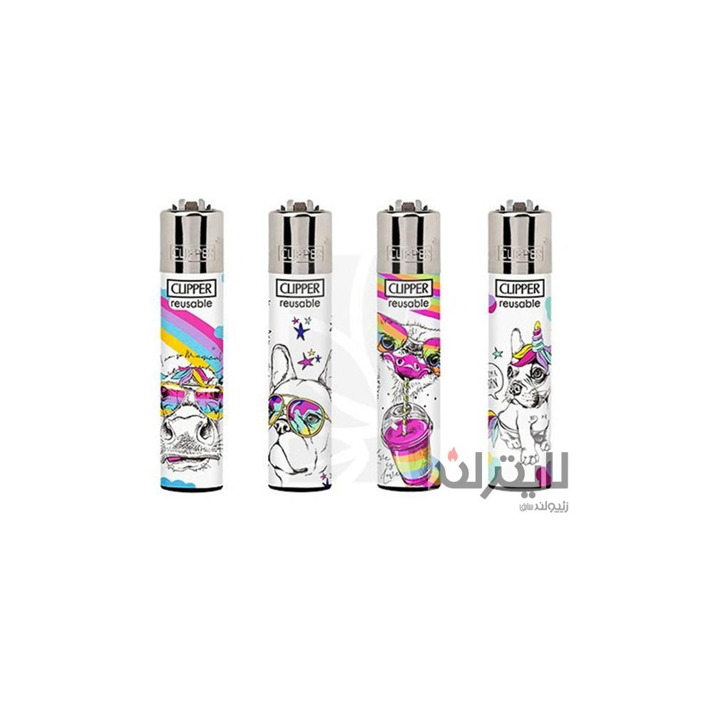 فندک گازی کلیپر مدل Animal Party ست 4 عددی 1 فندک گازی کلیپر مدل Animal Party ست 4 عددی