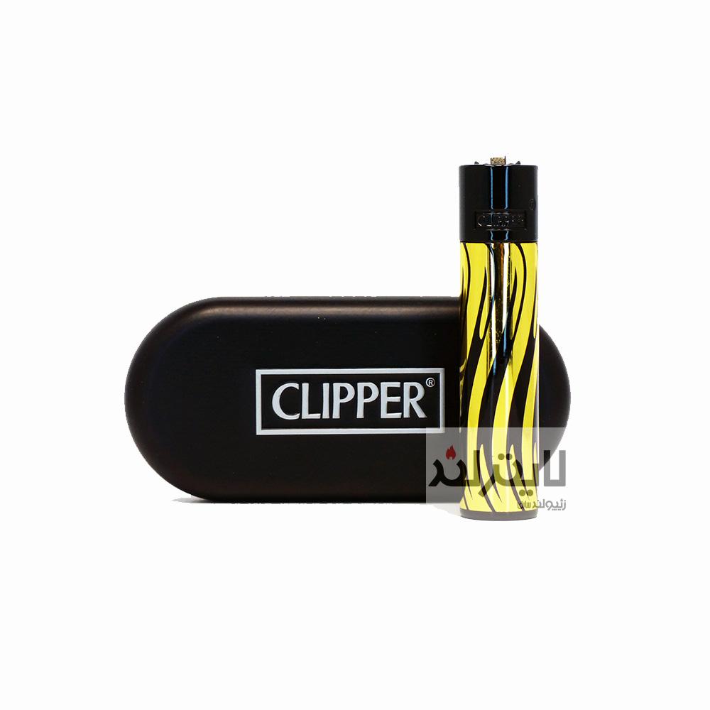 فندک گازی کلیپر مدل Metal Elegant Zebra 2 فندک گازی کلیپر مدل Metal Elegant Zebra - Image 2
