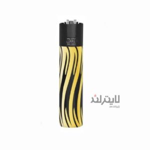 فندک گازی کلیپر مدل Metal Elegant Zebra