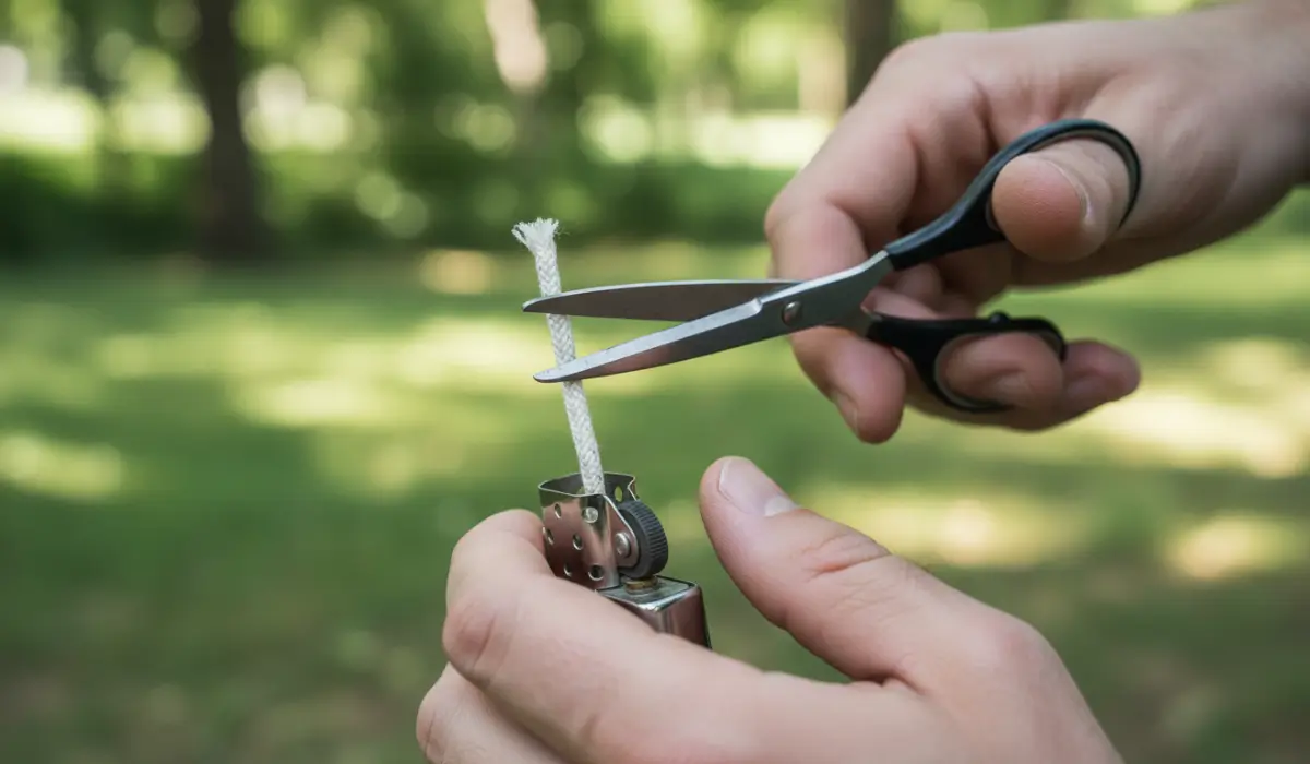 تعمیر فتیله زیپو