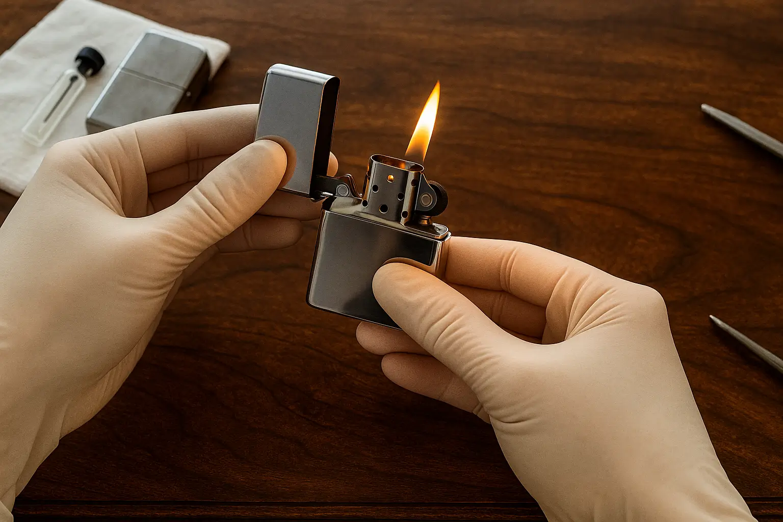 مرحله 3 چگونه سنگ فندک زیپو را عوض کنیم