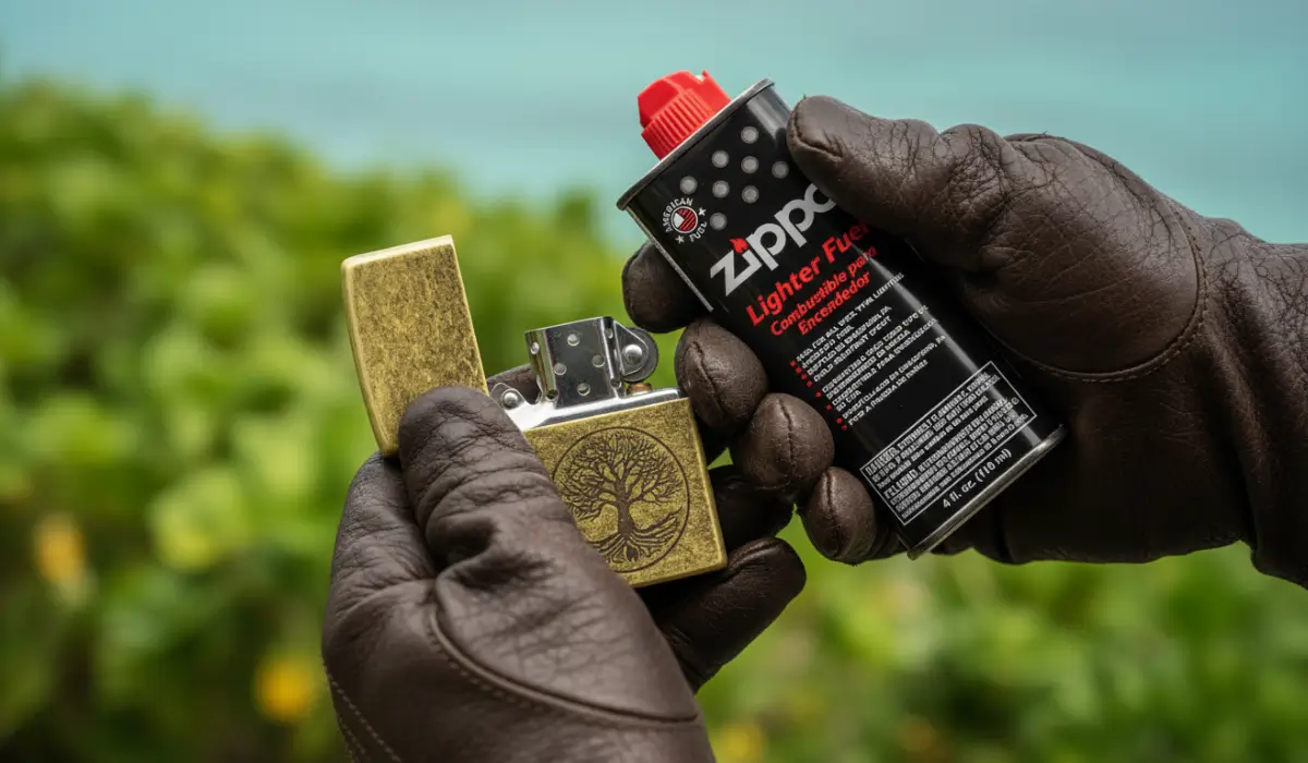 تصویر فندک زیپو چند روز بنزین نگه می‌دارد؟