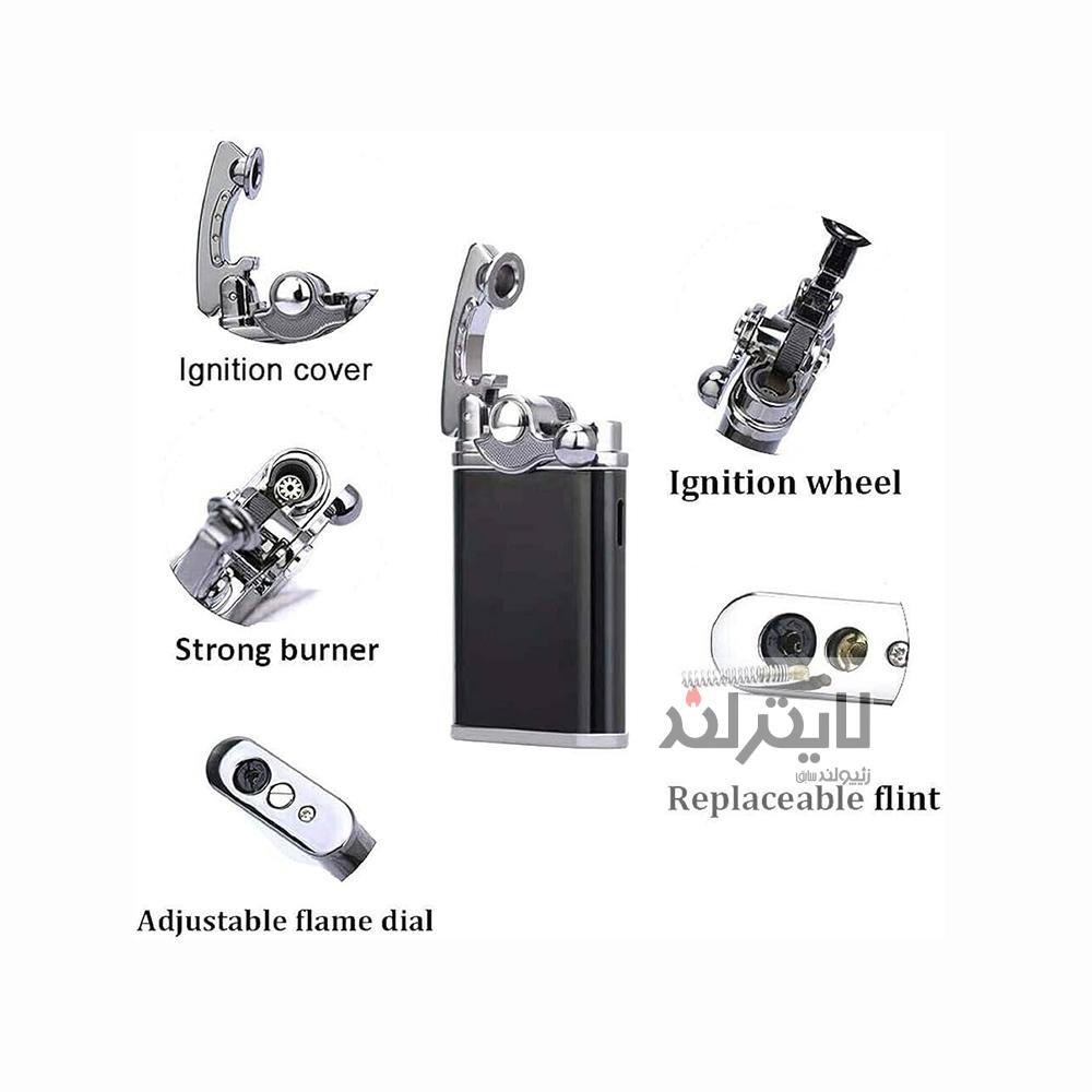 فندک بنزینی چف مدل CF018 کد 1 2 فندک بنزینی چف مدل CF018 کد 1 - Image 2